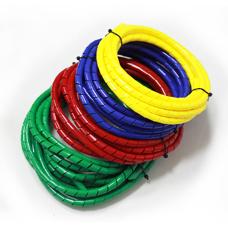 Bundle wire finishing nylon spiral sleeved